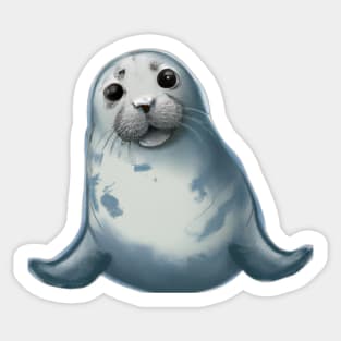 Cute Seal Drawing Sticker